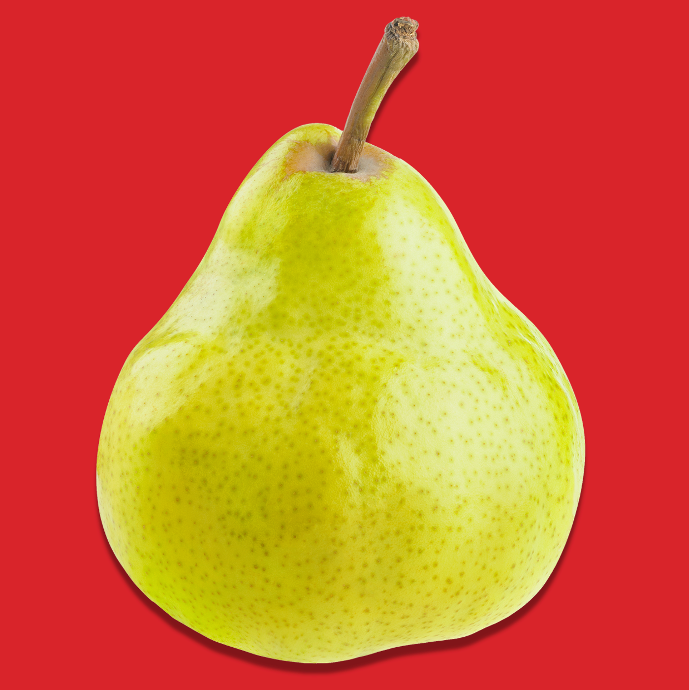 Eine leckere und frische Birne